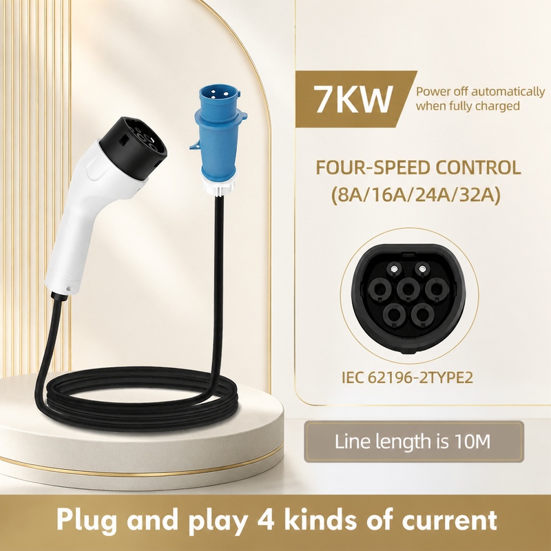 Caricatore Portatile per Veico - Portable Ev Charger 32A Type 2 Cee Plug recensione e prezzo